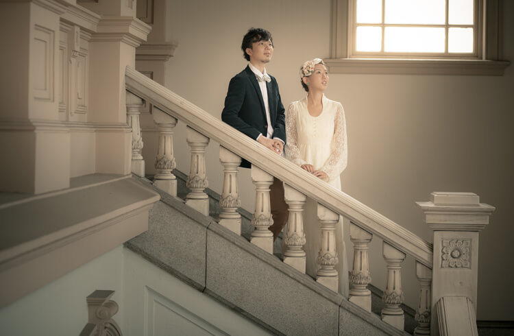 ウェディングドレスの街、京都