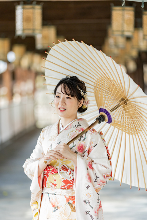 京都　成人式　前撮り　桜